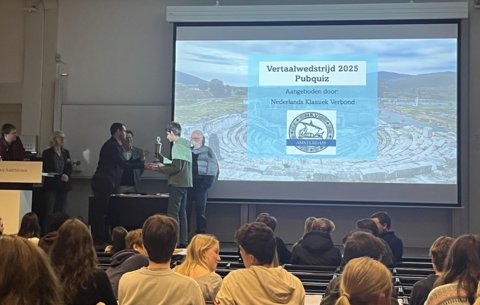 De eerste prijs bij Latijn